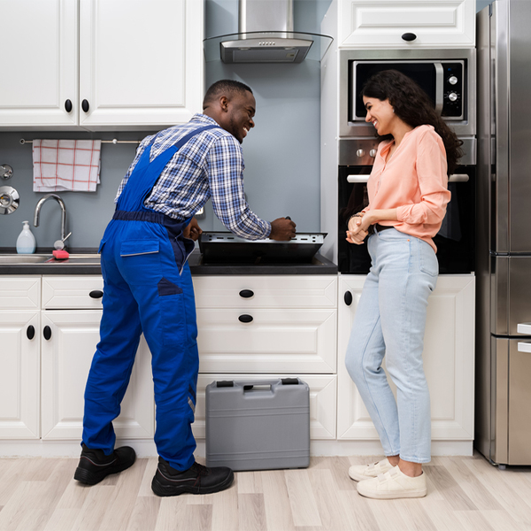 can you provide an estimate for cooktop repair before beginning any work in Amherst